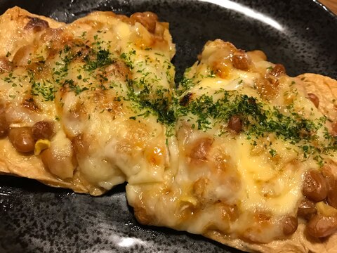 超ヘルシー☆納豆チーズピザ